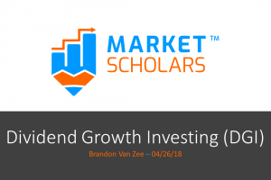 Dividend Growth Investing – recording & trade info – 04/26/18